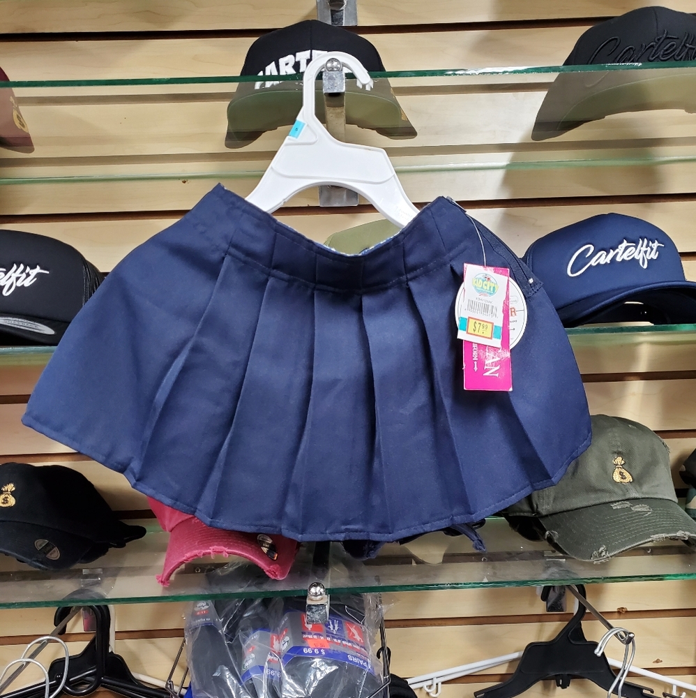 Pleated uniform skirt